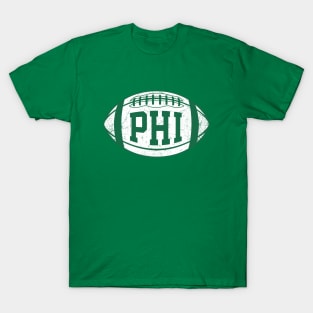 PHI Retro Football - Green T-Shirt